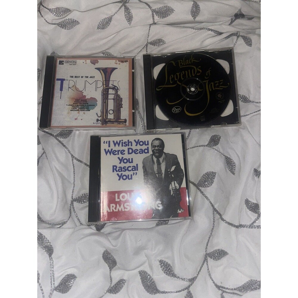 Jazz CDs. 4 Louis Armstrong, The Best Of Jazz Trumpets,Black Legends Of Jazz(2)